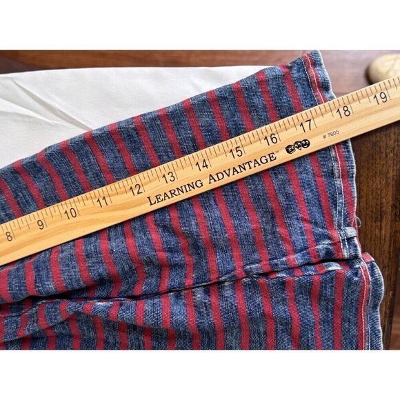 Michael Stars Navy w/ Red Stripes Faded Boxy L/S Top OS GUC Soft, Cozy, Classic - Picture 10 of 11